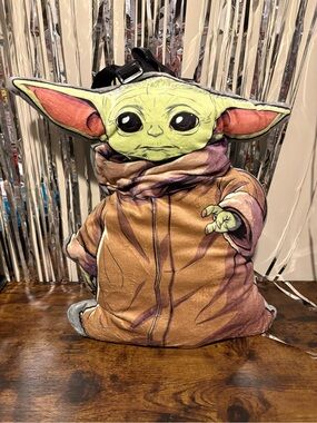 Star Wars The Child (Grogu) Plush Kids Backpack Green Brown Pink